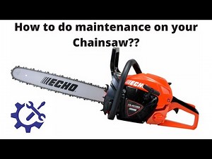 Basic chainsaw maintenance
