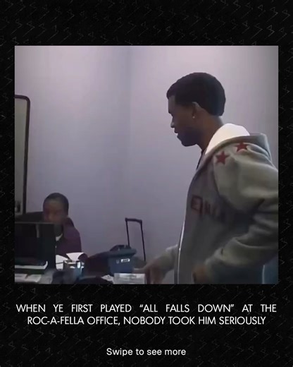 Sonotrade on Instagram: "Kanye West’s “All Falls Down” stands as one of the most honest and defining tracks from The College Dropout, a song that dives into insecurity, materialism and the pressures of self-image in modern society, long before most mainstream rap dared to be that vulnerable. When Kanye was still fighting to be taken seriously as an artist rather than just a producer, there’s now-legendary footage from the early 2000s showing him walking into the Roc-A-Fella offices and literally