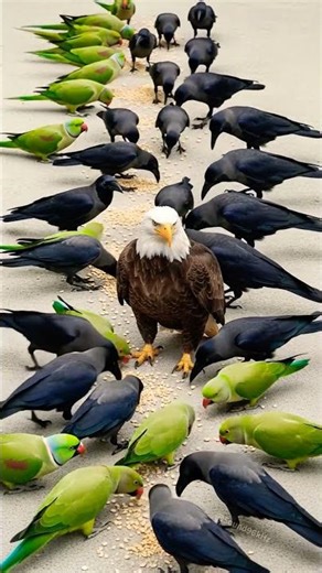 Crow Sound Crows and Indian Talking Parrots 🦜 Prove They're Among the Smartest Birds on Earth🌍
