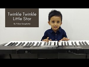 Twinkle Twinkle Little Star Piano | 3-Year-Old Prodigy | Keyboard