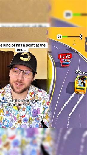 Would Mew still win if Mewtwo used Mega Evolution?#pokemon #legendarypokeman #pov #acting #foryou