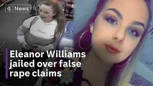 Eleanor Williams has been jailed for eight and a half years after a court found she lied about being raped and trafficked by an Asian gang - and made false claims against a number of men. Jackie Long reports. Warning: distressing themes. | Channel 4 News