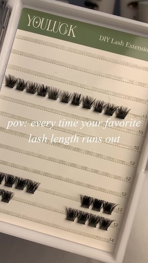 Single Length Trays for Zero Waste Lash Extensions