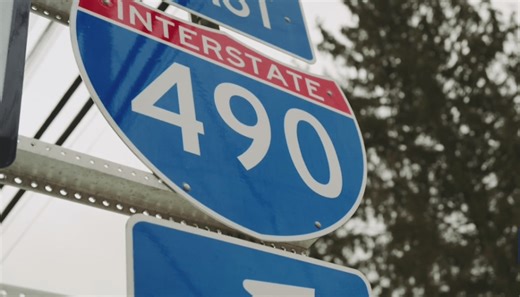 I-490 West overnight closures scheduled for sign installation in Gates