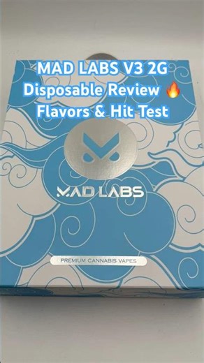 MAD LABS V3 2G Disposable Vape Review | Is It Worth It ?
