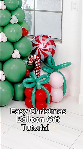 Easy Christmas Balloon Gift Tutorial | DIY Holiday Balloon Present Ideas