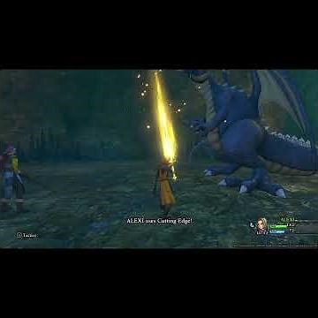 Dragon Quest 11: Hendrik and Luminary vs Black Dragon!