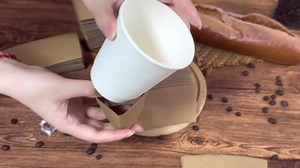 200 Pack Coffee Cup Sleeves for Cold and Hot Drinks Disposable Drink Sleeve for 10-24 oz Cups in Cafes Coffee Shops Offices