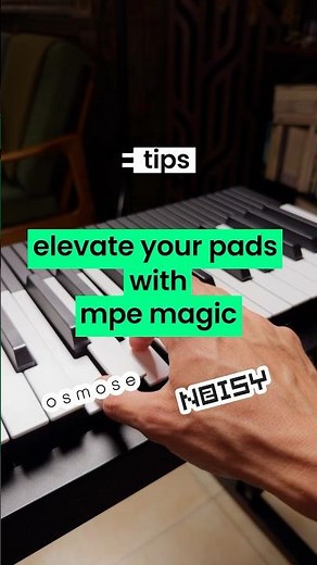 give life to your pads w/ osmose x noisy 2 🖤 #synth #etips #sounddesign #osmose