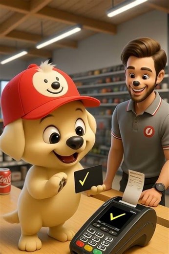 The Little White Dog and the Pretty Hat! #funny #cute #dog #cartoon #animation