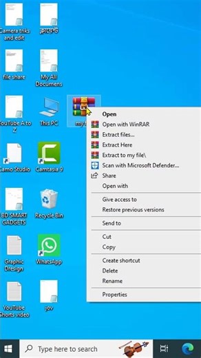 How to lock files and folders with Password using WinRAR 🔐
