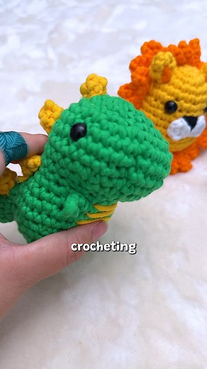 164K views · 505 reactions | https://bit.ly/4e4mFG4 Start your crochet journey with this cute dinosaur kit! 秊臨 | Blossom | Facebook