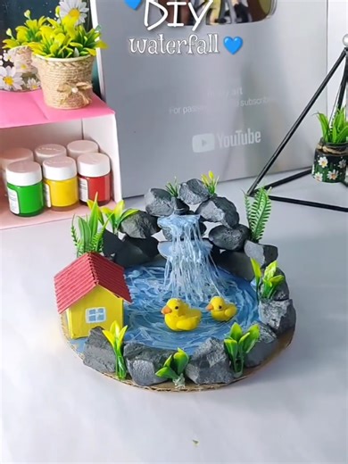 Diy waterfall 💕 #origami #easyorigami #viral #tiktok