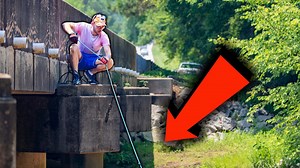 What we found dragging a giant magnet below a bridge