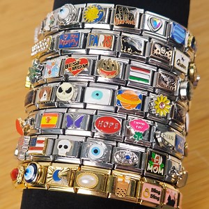 Italian Charm Bracelet / Custom Italy Bracelet / Charms for Bracelet / 9 Mm Charm/personalized - Etsy