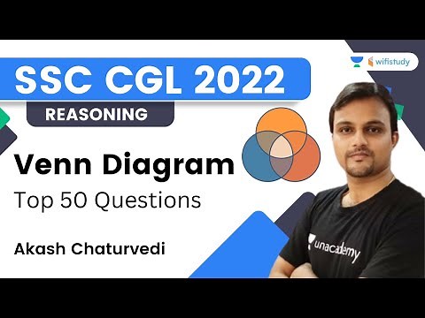 Venn Diagram | Top 50 Questions | Reasoning | SSC CGL 2022 | Akash Chaturvedi | wifistudy