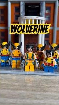 All the Wolverine Minifigures! #lego #legomarvel #marvel #wolverine #xmen