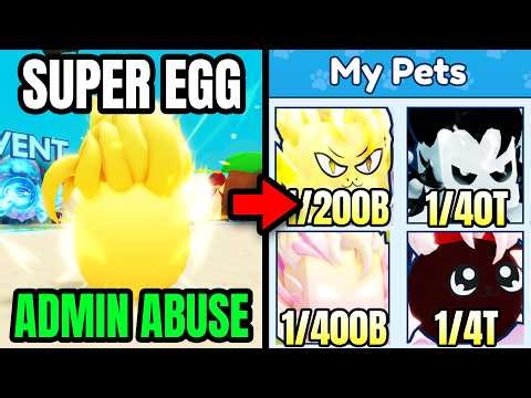 I Hatched 800K+ Super Eggs & GOT INSANE LUCK (Roblox)