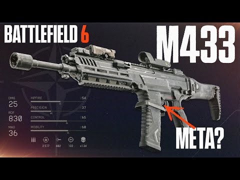 THIS AR CAN BEAT SMGs ON BATTLEFIELD 6 - M433 META BUILD