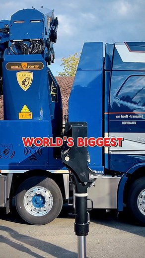 1M views · 6.3K reactions | Worlds Biggest Loader Crane Folding Behind Cab!!! Erkin E-225.000 A-8 For Heavy Lifting & Transport Requirements Follow ➡️ Van Hooft Transport BV Hoevelaken #craneformers #vanhoofttransport #erkin #loadercrane #volvo #heavylifting #transformer #power #energy #sustainableenergy #cch #netherlands | Craneformers | Facebook