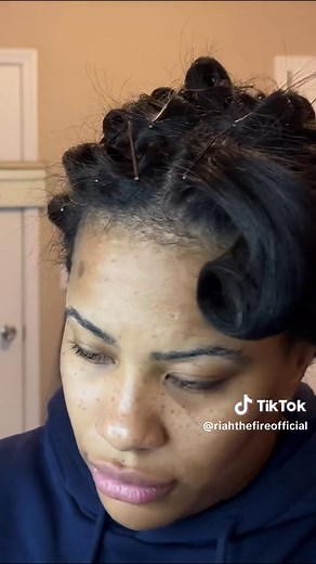 Pin Curls Tutorial for Black Women