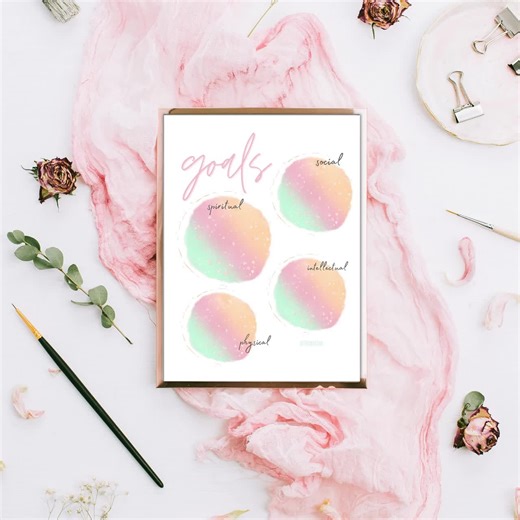 Printable Goal Sheet | LDS Goals for Youth and Children | 2021 Come Follow Me | Chart - Etsy