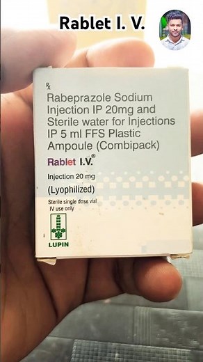 Rablet I.V. Injection (Rabeprazole 20mg) | Uses, Dosage, Side Effects & Precautions | MizanMedicals