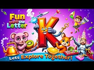 Letter K | phonics learning alphabet Letter K | ABC Sing & Learn Phonics Sounds | Fun Song for Kids