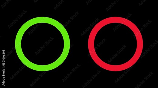 Video footage animation of check mark and cross mark in 4K with alpha transparent background. Perfect for UI feedback, confirmations, error alerts, and mobile or web interface animations.