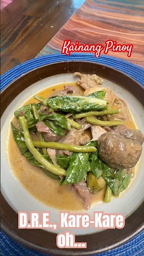 Easy Kare-Kare Recipe 🤤 Classic Filipino Peanut Beef Stew Made Simple! 🇵🇭🥜 #Shorts