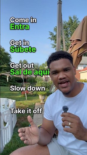 Vocabulary of the day guys to give orders in Spanish!! #SpanishClasses #spanishforbeginners #usa