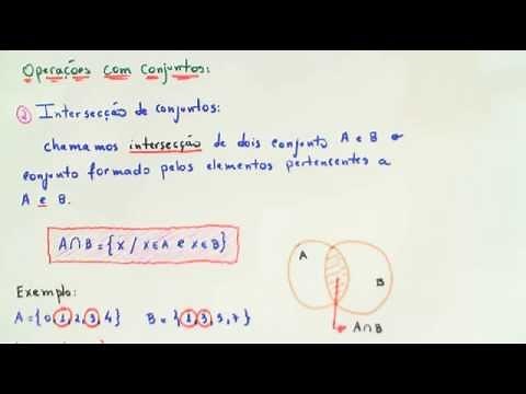 Aula 07 - Intersecção de dois conjuntos