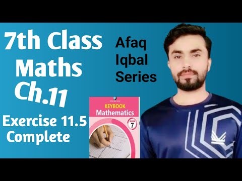 7th Class exercise 11.5 complete, afaq Iqbal series class 7, afaq Iqbal