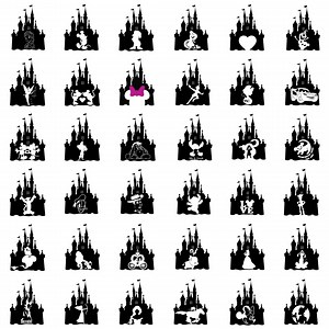 Castle SVG Bundle, Princess & Mickey Castle Clipart, Magic Kingdom SVG, Fireworks Cut Files for Cricut and Silhouette, Digital Download - Etsy