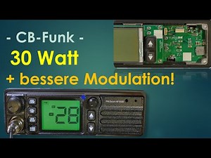 High-power mod + bessere Modulation: PNI Escorte HP 9500 Modifikation - CB Funkgerät