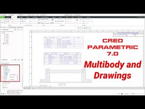 Creo Parametric 7.0 - Multibody Modeling and Drawings