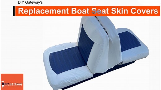Watch How to Use Replacement Boat Seat Skin Covers on Amazon Live