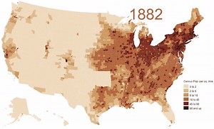 An Animated Map Visualizing the Enormous Population Growth of the United States Between 1790 and 2010
