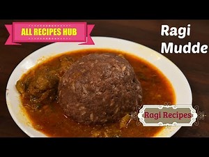 Ragi Mudde | Ragi kali with Mutton curry | Ragi Sankati - Ragi Recipes #1