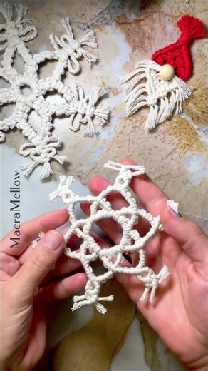 МК скоро на канале, заходи, снежинка макраме #diy #macrame #macrametutorial #diytutorial