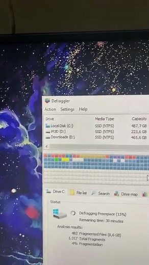 Defraggler… Defragment your disk even if it’s an SSD and be amazed by the results!