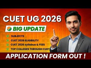 CUET UG Exam Pattern & Overview 2026 | Complete Guide + Section-wise Structure #cuet