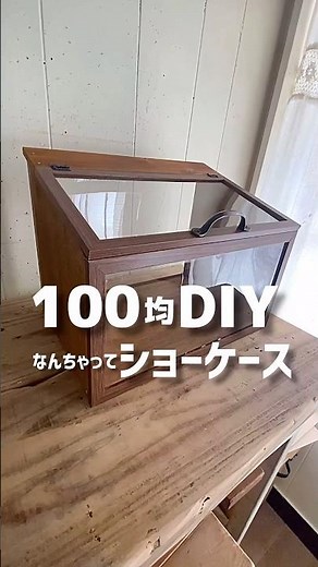 【100均DIY】フレームで作るショーケース #shorts #diy #100均 #100均diy #セリア #ダイソー #ショーケース