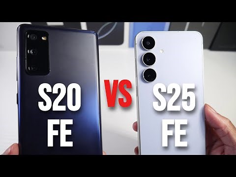Samsung Galaxy S25 FE VS Samsung Galaxy S20 FE - (Speed Test, Camera Comparison, Speakers & PUBG)