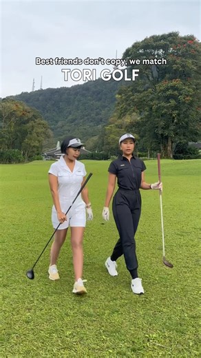 Rika Maulida on Instagram: "Sister edition on the course @torigolfbali by @yuliajasmani ⛳️ Different looks, same energy - comfortable, easy to move in, multi-purpose, and made for days like this. Outfit code: White shorts jumpsuit – TG-LJS-003A Long black jumpsuit – TG-LJS-002 Available now: 🛍️ https://www.instagram.com/torigolfbali/shop 🌐 https://torigolf.com/?s= 📱 +62 811-3870-0060 #torigolf #golfbabe #golfoutfit #petitestyle #golfwear #bali #golffashion #torigolfbali"