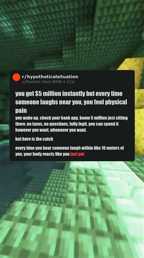 $5,000,000 But Laughter Hurts You