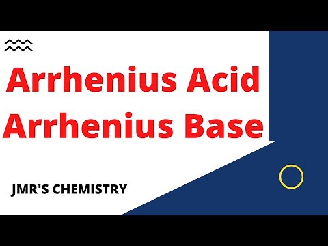 Arrhenius Theory of Acids and Bases
