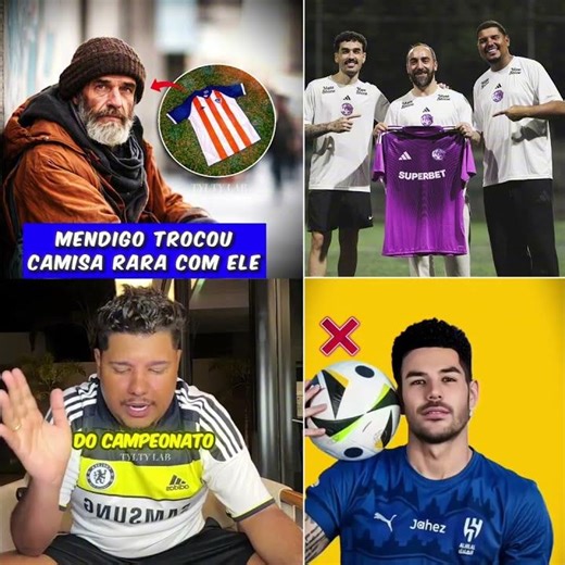 Morador de rua trocou camisa com ele #lucastylty #tyltycomp #camisasdefutebol #mendigo