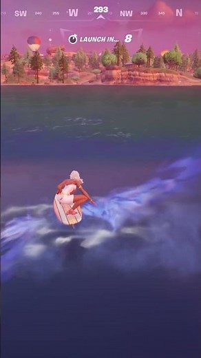How to ride the wave and land faster in Fortnite Chapter 7 #fortnite