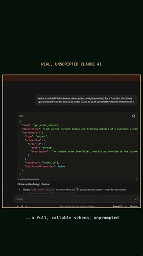 Claude AI Designs Its Own Callable Tool Schema #Shorts